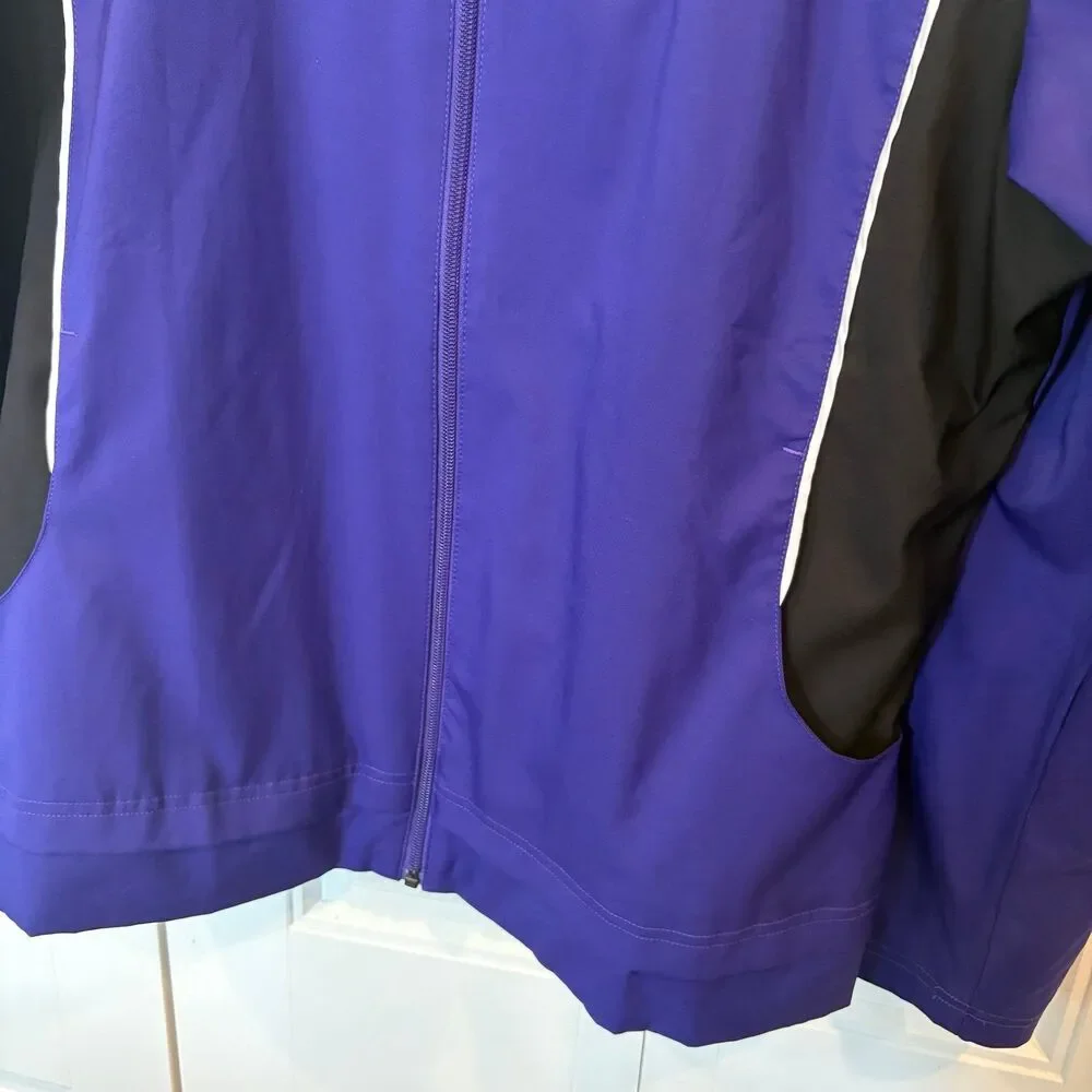 Reebok Purple‎ Windbreaker Jacket Size XL